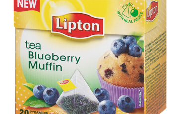 Lipton Tea blueberry muffin