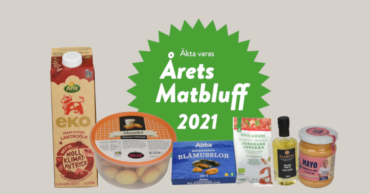 Stort intresse för Årets Matbluff Äkta vara Sverige