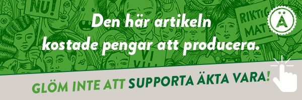 Bli supporter banner till artiklar o kollar